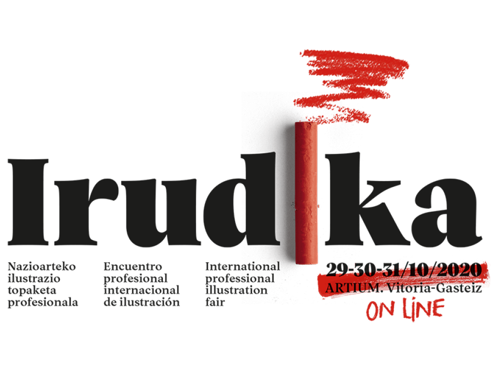 logotipo cartel Irudika logotipo cartel
